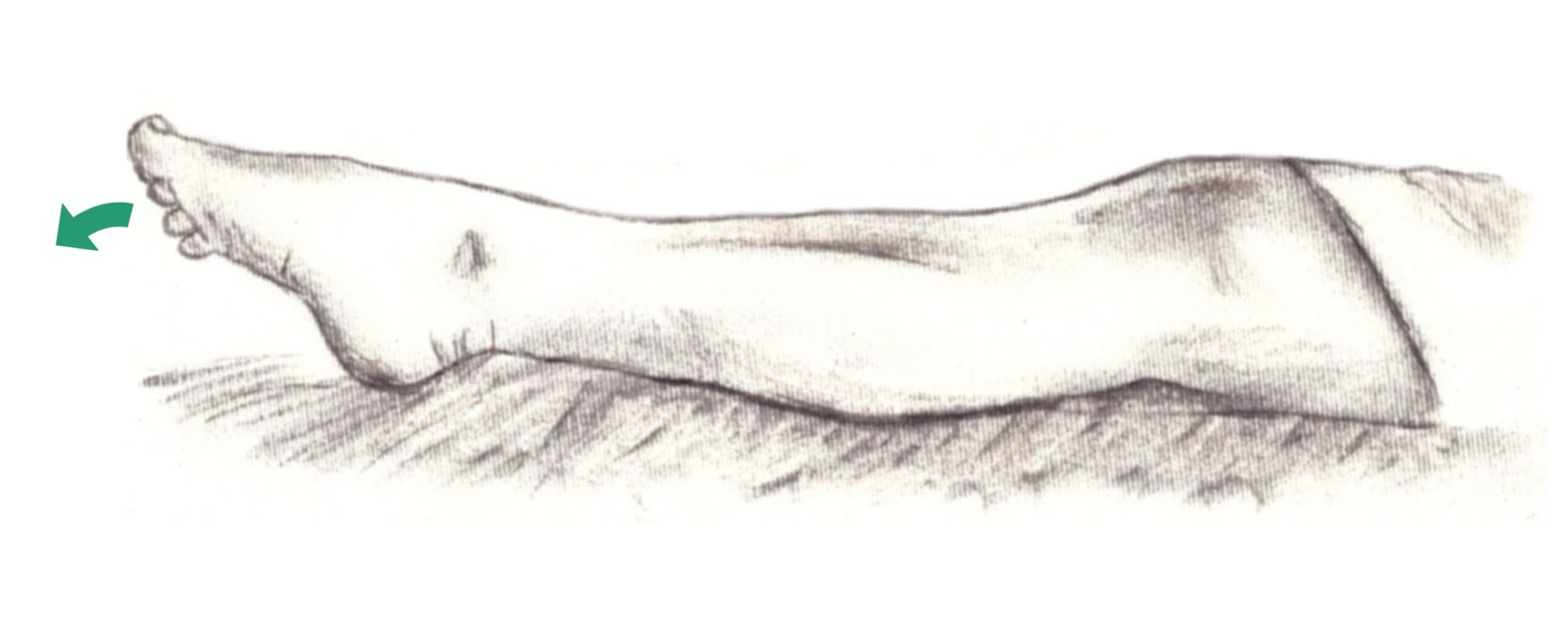 rilassamento muscolare progressivo sui muscoli del polpaccio